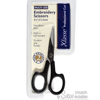 Sharp Point Embroidery Scissors - 115mm / 4.5 inch by Klasse