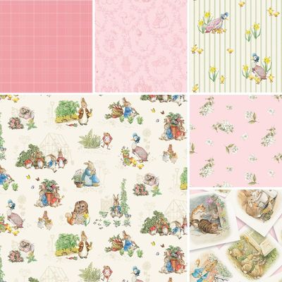 Peter Rabbit & Friends by Riley Blake Designs - Layer Cake / 10" inch Squares