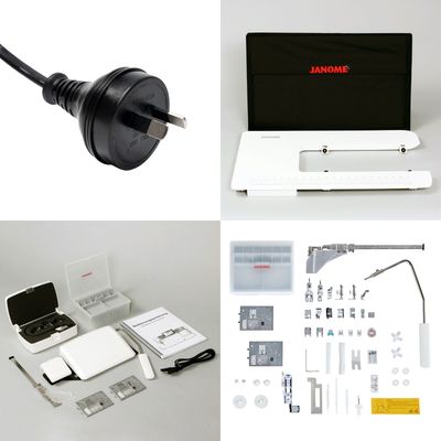 Janome Continental M8 Professional with Stitch Regulator & AcuFeed + The 9mm Ultimate Feet Set