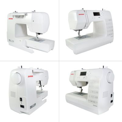 Janome DC2050 Budget Computerised Sewing Machine + 15-Piece Presser Feet Set
