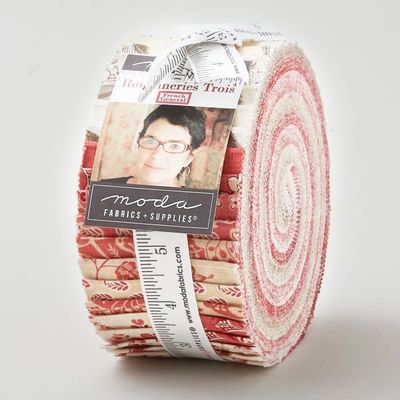 Moda Rouenneries Trois by French General - Jelly Roll