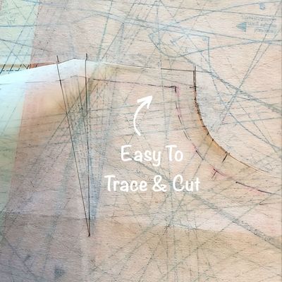 Shape-To-Create Pattern Trace Sewable Pattern Making Paper - Whole Roll 50m