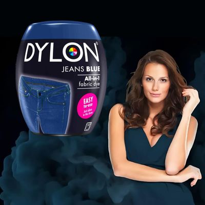 Dylon Jeans Blue Denim Fabric Dye - Machine Dye Pod x 2 Packs