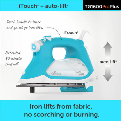 Oliso Smart Iron (TG1600 ProPlus for Australia and NZ) Turquoise Blue
