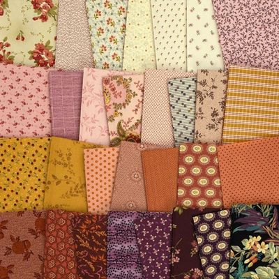 Amber Secret Stash Favourites Charm Pack - by Laundry Basket Quilts for Andover Fabrics