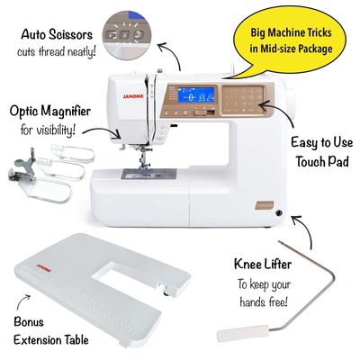 Janome 5300QDC Sewing Machine + The Ultimate Feet Set