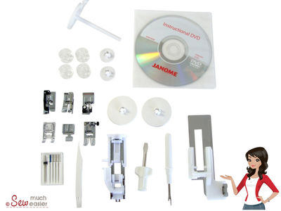 Janome DM7200 Sewing Machine + The Ultimate Feet Set