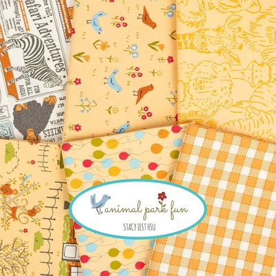 Moda Animal Park Fun by Stacy Iest Hsu - Charm Pack 