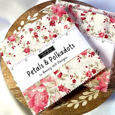 Moda Petals & Polka Dots by Bunny Hill Designs - Charm Pack