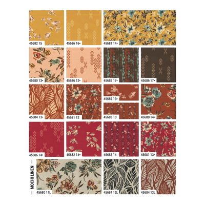 Moda Fabric Flora + Thread by Fancy That  - Charm Pack