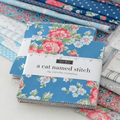 Moda a Cat Named Stitch by Camille Roskelley - Charm Pack