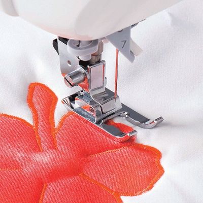 Open Toe Applique Foot for Satin Stitch & Zigzag (Universal for 7mm & 5mm machines)