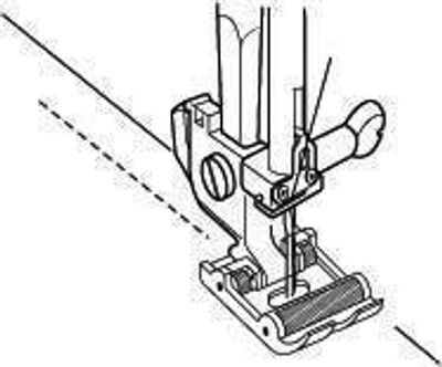 Roller Foot for Denim / Velvet (Universal to suit 7mm and 5mm machines)