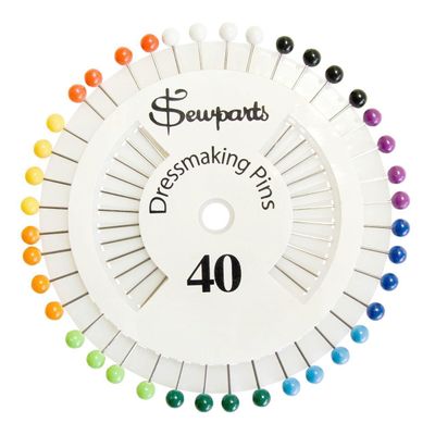 Japanese Sewing Pins by Crown Fox (Bulk Pack x 2400) Non-Erosive Marine-Grade Stainless Steel