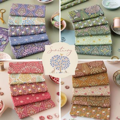 Tilda Fabric - Sanctuary Fat Eighth 1/8 Bundle