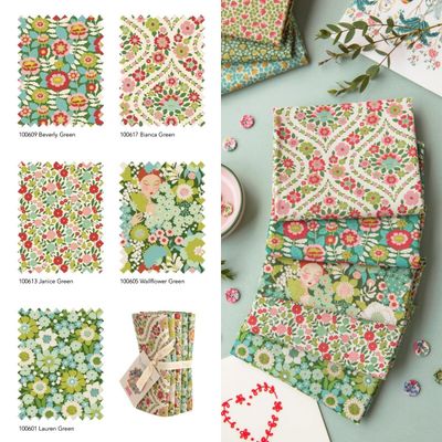 Tilda Fabric - Wallflower Fat Eighth 1/8 Bundle