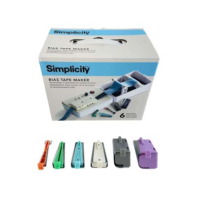 Simplicity Bias Tape Maker Machine Australia - Plus Bonus Bias Binding Foot 