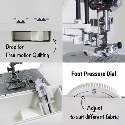 Janome 5300QDC Sewing Machine + The Ultimate Feet Set