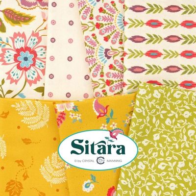 Moda Fabric Sitara by Crystal Manning - Fat Quarter Bundle