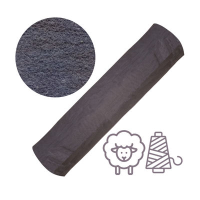 Matilda's Own Wool Poly Batting Charcoal (240cm Width) - Whole Roll 30m