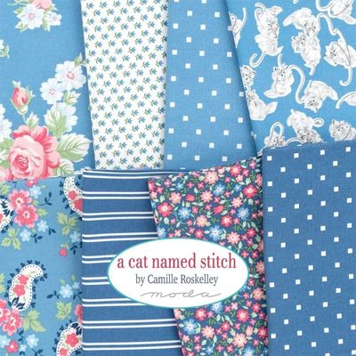 Moda a Cat Named Stitch by Camille Roskelley - Jelly Roll