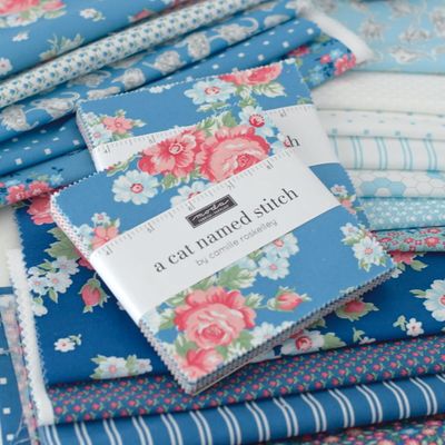 Moda a Cat Named Stitch by Camille Roskelley - Charm Pack