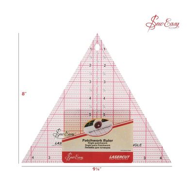 Sew Easy Patchwork Quilting Ruler Set - Triangles for Rotary Cutting