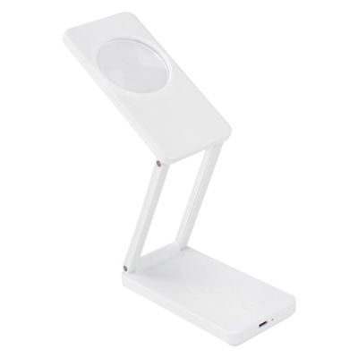 Triumph Z-Folding Portable LED Magnifier Lamp - Rechargeable Sewing Travel Light