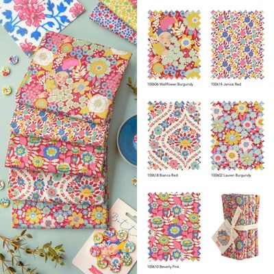 Tilda Fabric - Wallflower Fat Eighth 1/8 Bundle