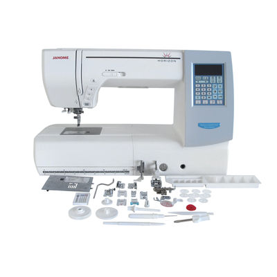 Janome Horizon Memory Craft MC8200QCP + The 9mm Ultimate Feet Set