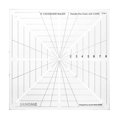 Janome Ruler Work Kit (RWK001) Quilting Templates for Ruler Work Foot