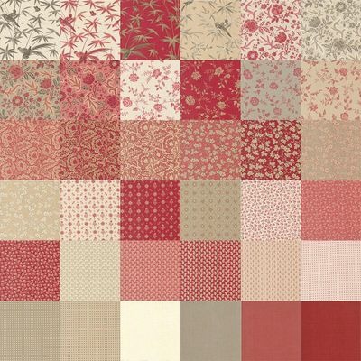 Moda Rouenneries Trois by French General - Layer Cake