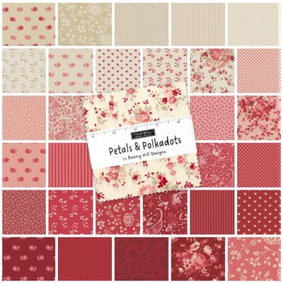 Moda Petals & Polka Dots by Bunny Hill Designs - Charm Pack