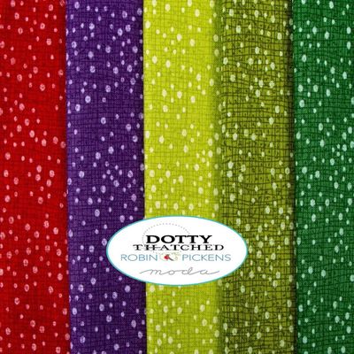 Moda Fabric Dotty Thatched by Robin Pickens - Charm Pack