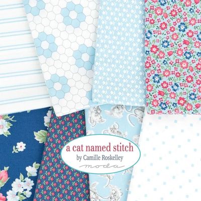 Moda a Cat Named Stitch by Camille Roskelley - Jelly Roll