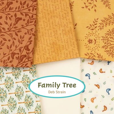 Moda Fabric Family Tree by Deb Strain - Charm Pack