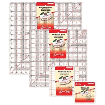 Sew Easy Patchwork Quilting Ruler Set - Squares for Rotary Cutting