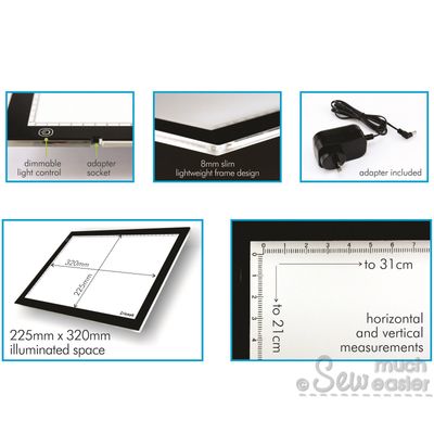 Triumph LED Light Pad A4 for Tracing & Diamond Painting