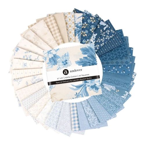 Special Delivery Charm Pack - by Laundry Basket Quilts for Andover Fabrics