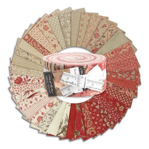 Moda Rouenneries Trois by French General - Jelly Roll