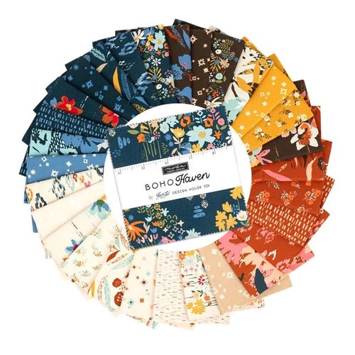 Moda Fabric Boho Haven by Fancy That  - Charm Pack