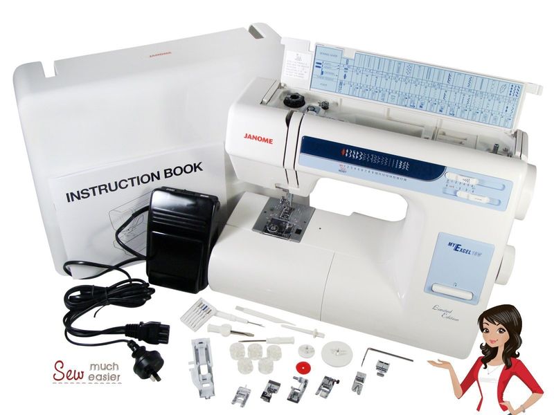Janome My Excel 18W Heavy Duty Sewing Machine Sew Much Easier