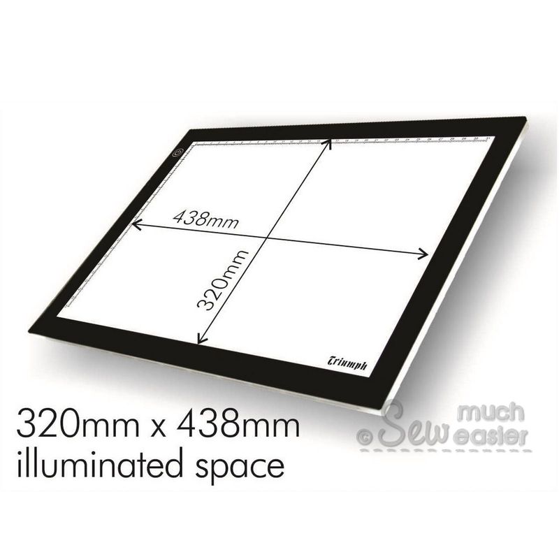 LED Light Pad for Tracing - A3 Light Box | Sew Much Easier