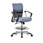 Horn Lux-i Sewing Arm Chair - for Adjustable Height Sewing & Cutting - Sky Blue