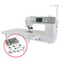 Janome Memory Craft MC6700P Semi-Industrial + The 9mm Ultimate Feet Set