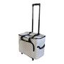 Polka Dot Sewing Machine Trolley Bag - Grey