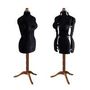 Adjustoform Lady Valet Mannequin Medium Size 14 - 20 in Black